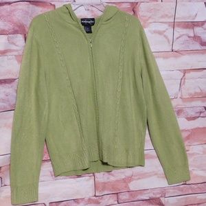 REQUIREMENTS ZIP-UP HOODED SWEATER JACKET